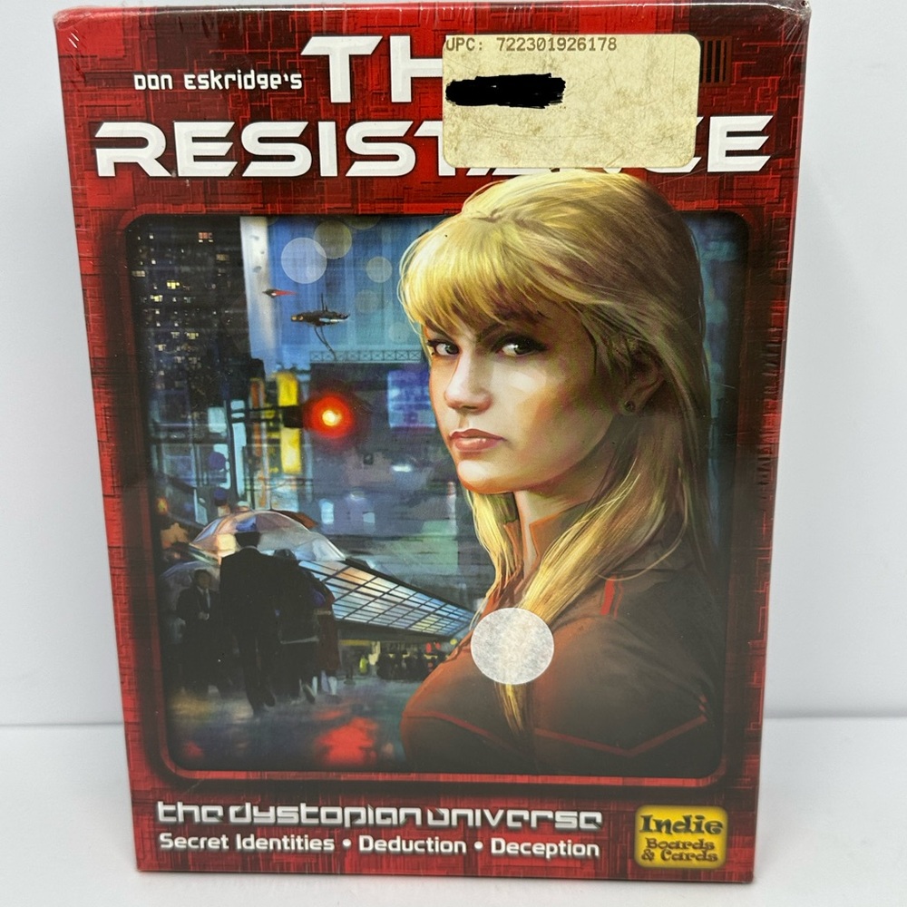 The Resistance Deduction Game Indie Boards & Cards Eskridge 2012 - NEW E8